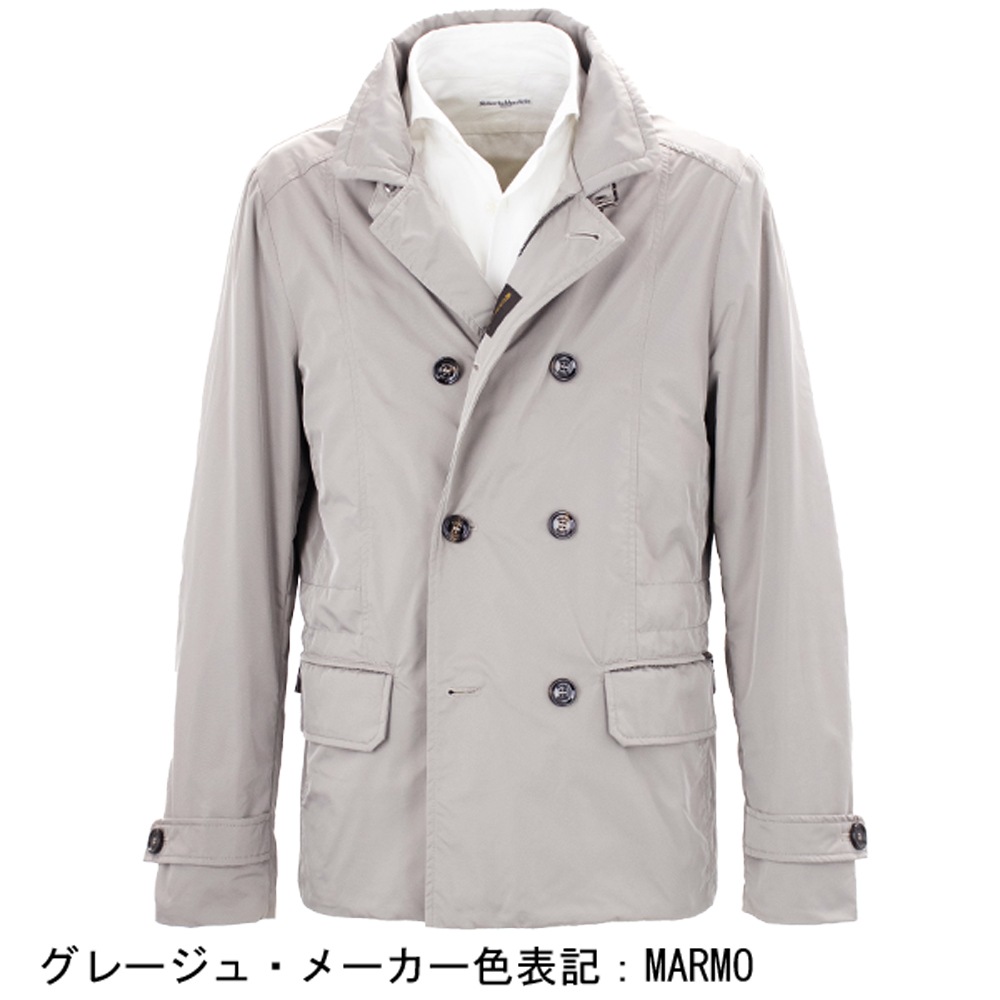 ムーレー ジャケット メンズ 撥水 ポリエステル ダブルブレストジャケット ナブッコ MOORER NABUCCO-KM MRE 434-97703