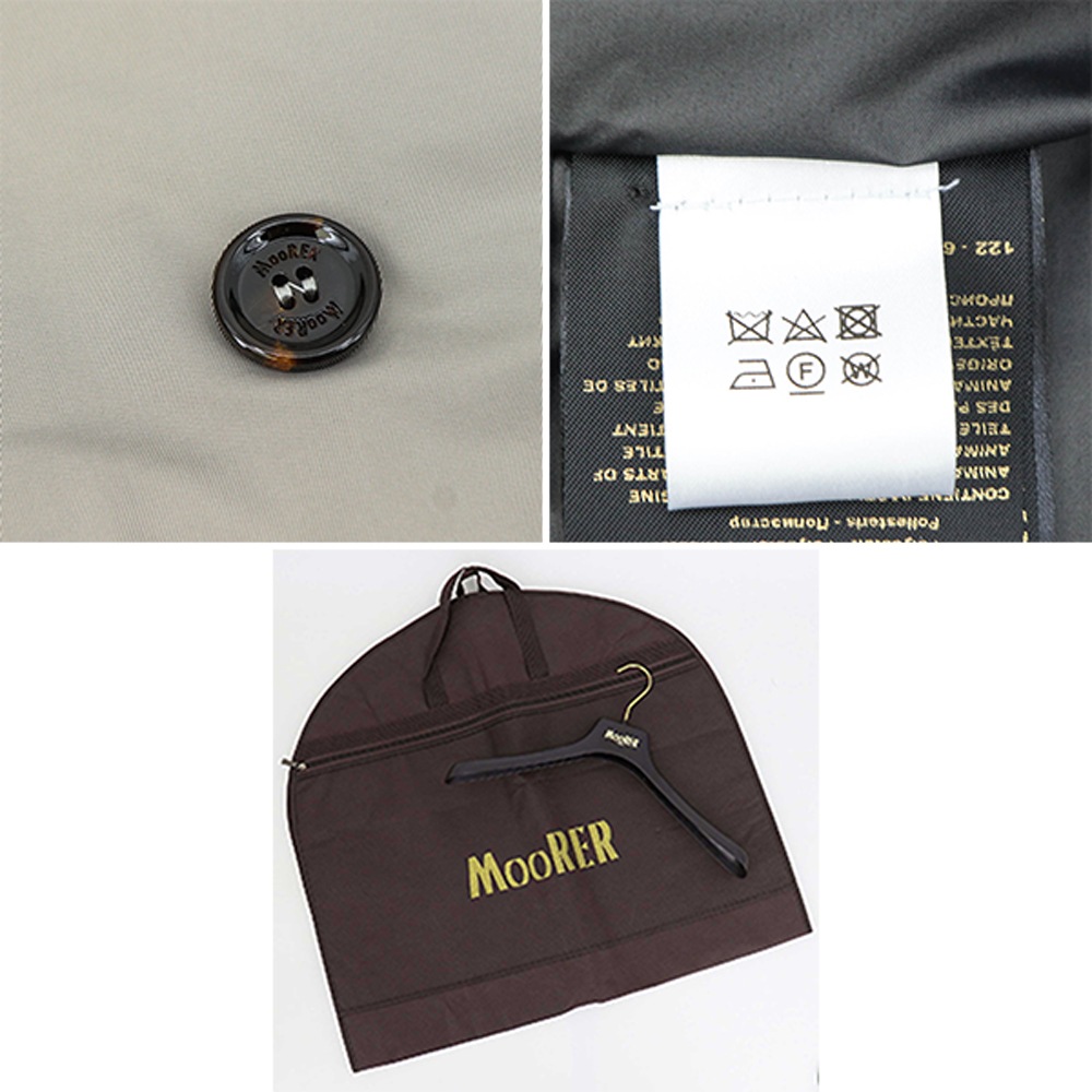 ムーレー ジャケット メンズ 撥水 ポリエステル ダブルブレストジャケット ナブッコ MOORER NABUCCO-KM MRE 434-97703
