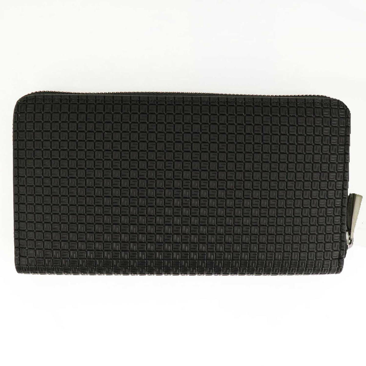 【セール】セラピアン 財布 PVC型押し ラウンドジップ長財布 SERAPIAN Stepan STEP7030-M19 CG2 Black/Eclipse Black(ブラック)【返品交換不可】