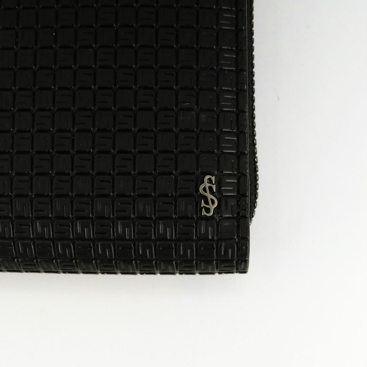 【セール】セラピアン 財布 PVC型押し ラウンドジップ長財布 SERAPIAN Stepan STEP7030-M19 CG2 Black/Eclipse Black(ブラック)【返品交換不可】