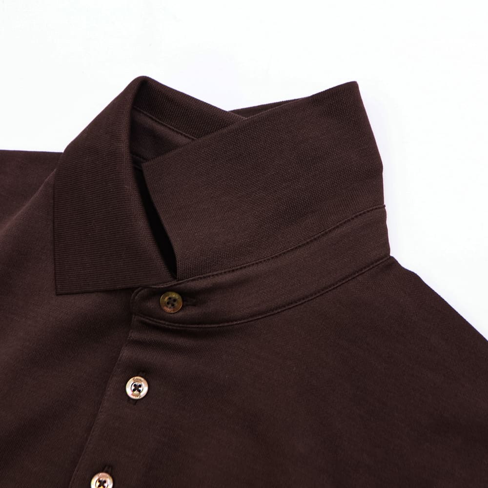 ヘルノ ポロシャツ メンズ コットン 半袖 ニットライクジャージー