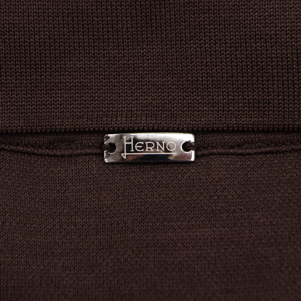 ヘルノ ポロシャツ メンズ  コットン 半袖 ニットライクジャージーポロシャツ HERNO JPL00125U HER 52059 春夏新作