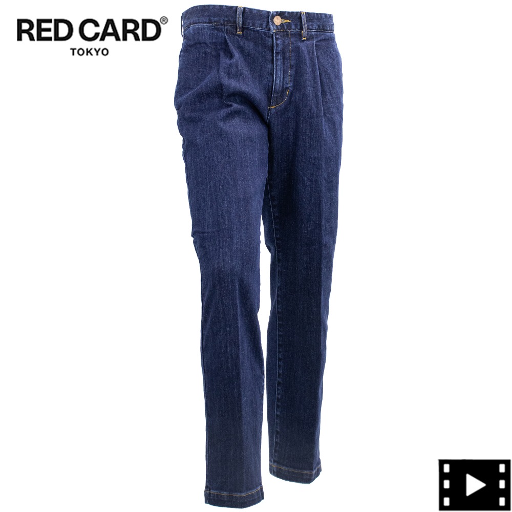 ヤードセール赤 ストレートレッグ デニム　L よんろく yardsale ヤードセールデニム正規品