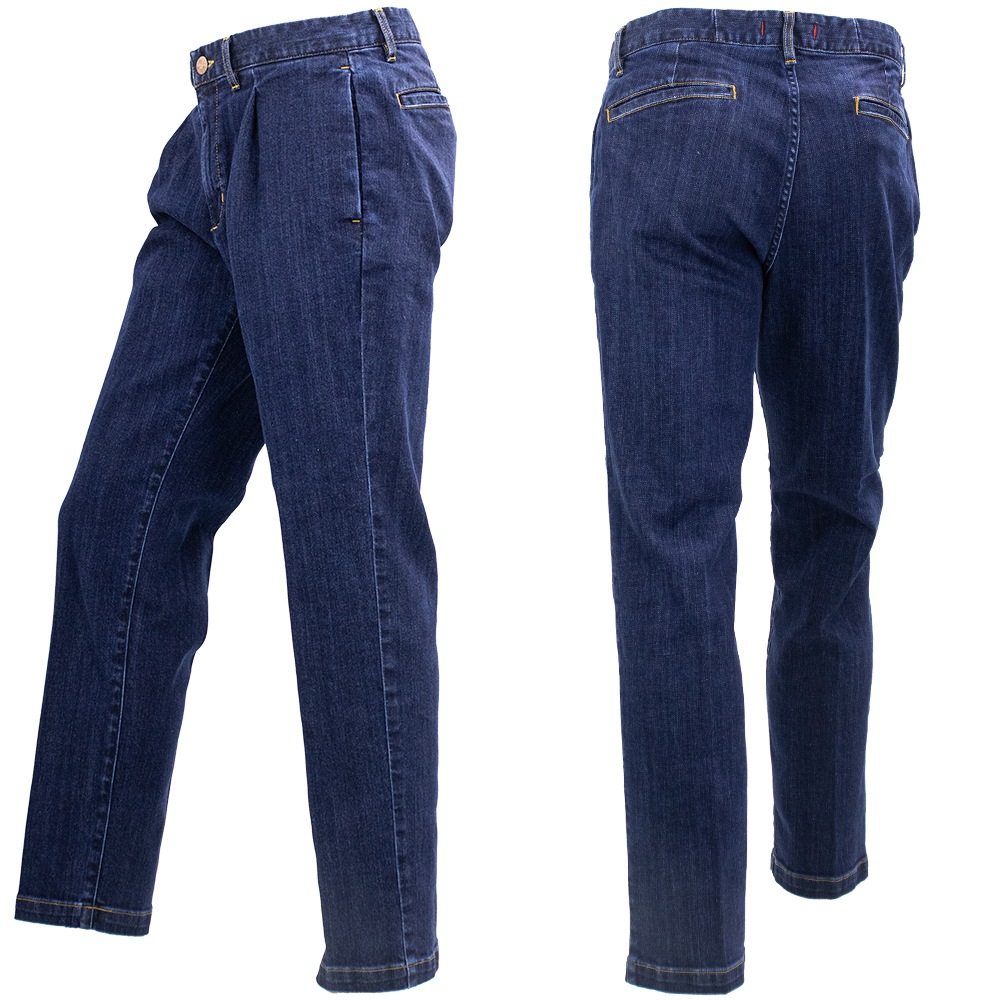 レッドカード トーキョー デニム メンズ ストレッチ 1プリーツ デニム