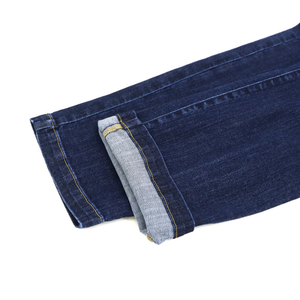 レッドカード トーキョー デニム メンズ ストレッチ 1プリーツ デニムスラックス デニスラ スラック RED CARD TOKYO SLACK RED Dark Used 春夏新作