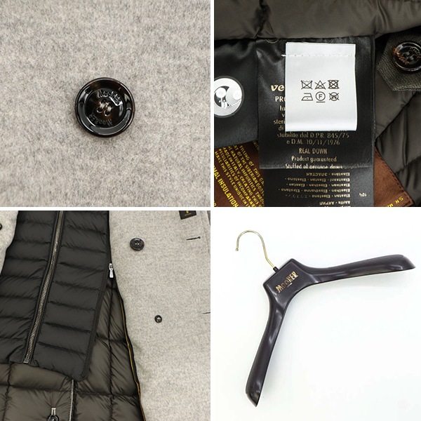 ムーレー コート メンズ カシミヤ混ウール グースダウン ピーコート MOORER BOLGI-LE MRE 81704