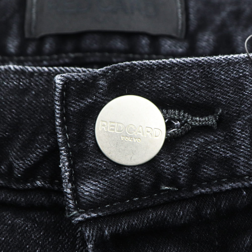 レッドカード トーキョー デニム メンズ ストレッチ スリムテーパード リズム RED CARD TOKYO Rhythm RED Stoned Clean Blk 秋冬新作