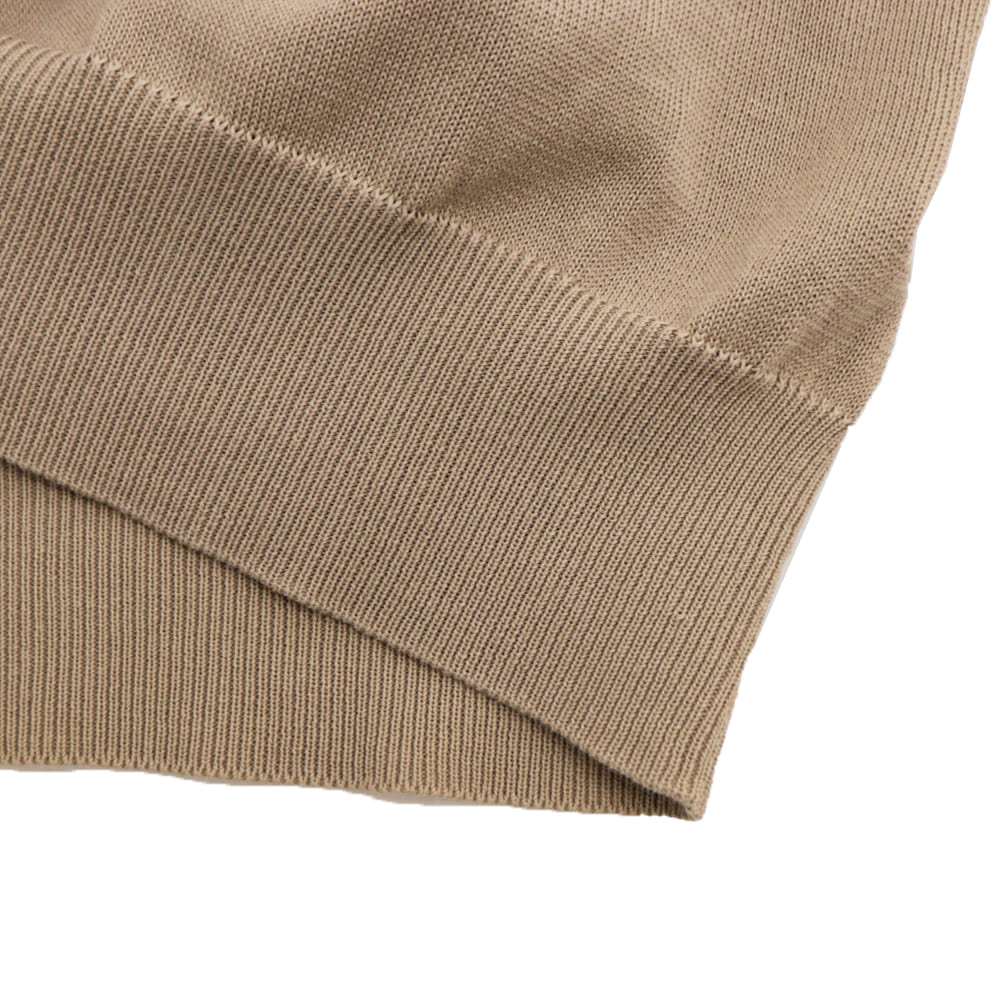 ザノーネ Ｔシャツ メンズ ハイゲージ コットンクレープ レギュラーフィット モックネック 半袖 ニットＴシャツ ZANONE LUPETTO MC 810148 ZAN ZY318 春夏新作