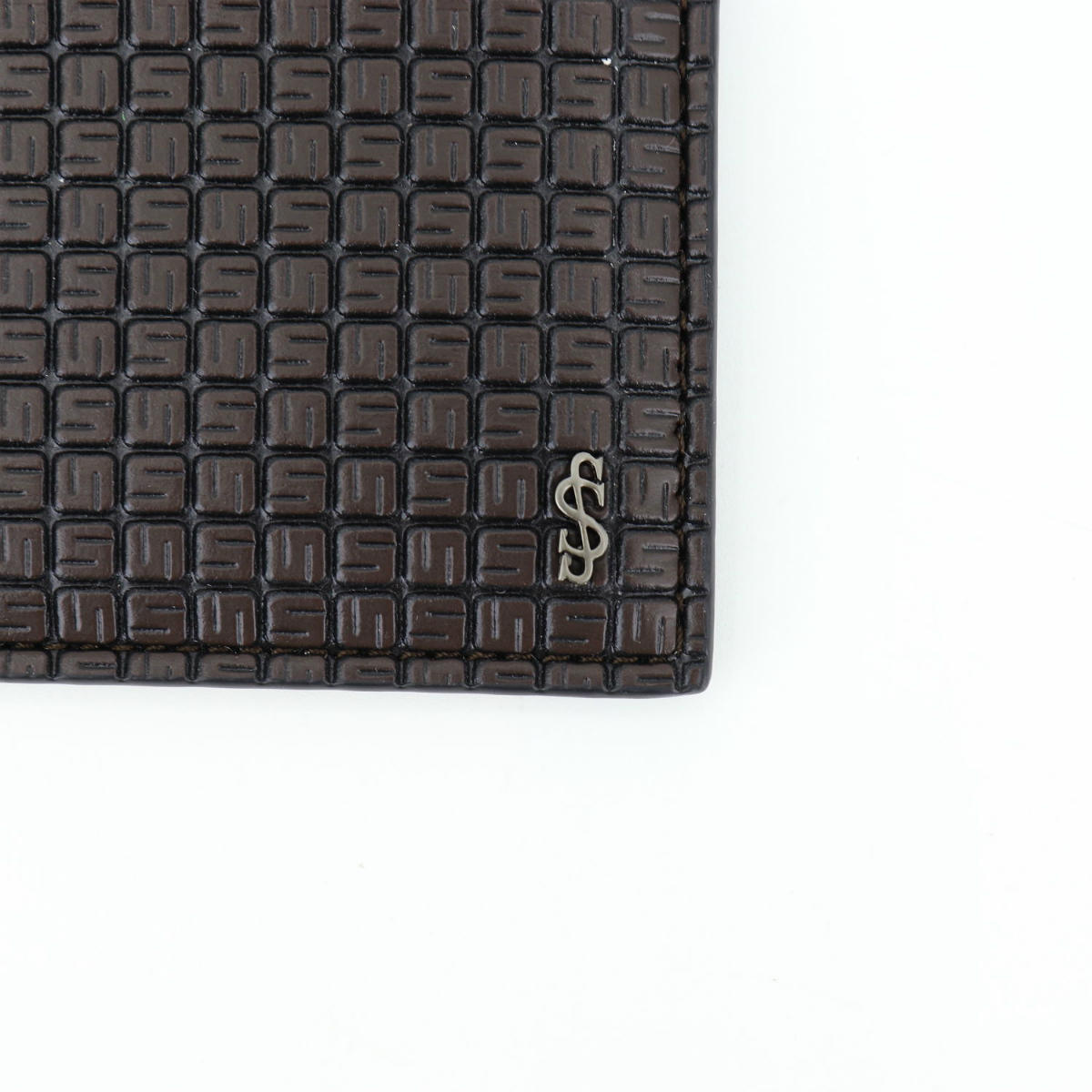 【セール】セラピアン カードケース PVC型押し カードケース SERAPIAN Stepan STEP6241-M11 B19 Chocolate/Black（ダークブラウン）【返品交換不可】