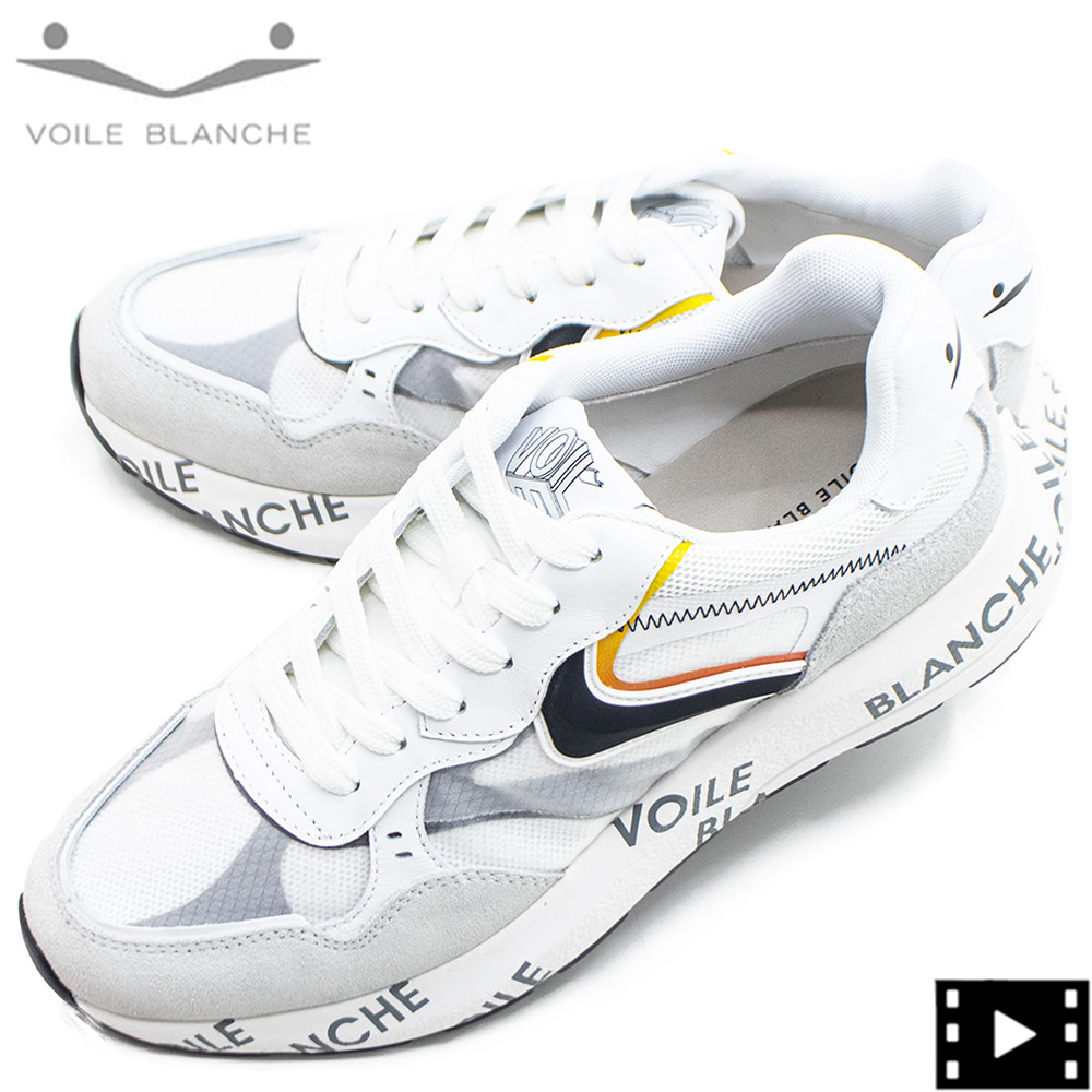 ボイルブランシェ スニーカー メンズ スエード メッシュ ローカットスニーカー VOILE BLANCHE SHINE VBC 2018855/06 1N14
