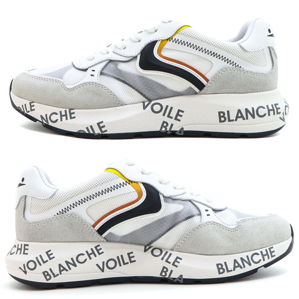 ボイルブランシェ スニーカー メンズ スエード メッシュ ローカットスニーカー VOILE BLANCHE SHINE VBC 2018855/06 1N14