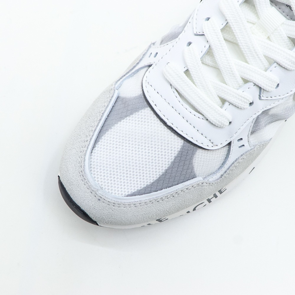 ボイルブランシェ スニーカー メンズ スエード メッシュ ローカットスニーカー VOILE BLANCHE SHINE VBC 2018855/06 1N14