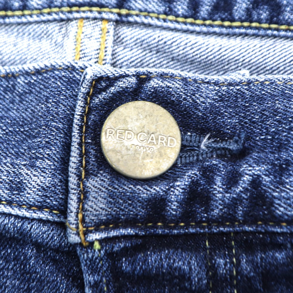 レッドカード トーキョー デニム メンズ ストレッチ スリムテーパードデニム リズム+ RED CARD TOKYO Rhythm+ RED Clean Mid 12m86801cmd MID IND