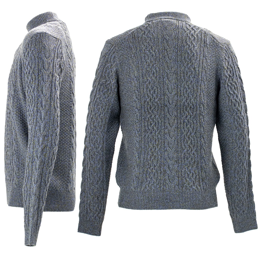 リナシェンテ セーター メンズ キャッシュウール モックネック ケーブルニットセーター RINASCENTE 204-61910 RST 秋冬新作