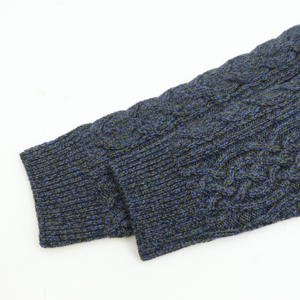 リナシェンテ セーター メンズ キャッシュウール モックネック ケーブルニットセーター RINASCENTE 204-61910 RST 秋冬新作