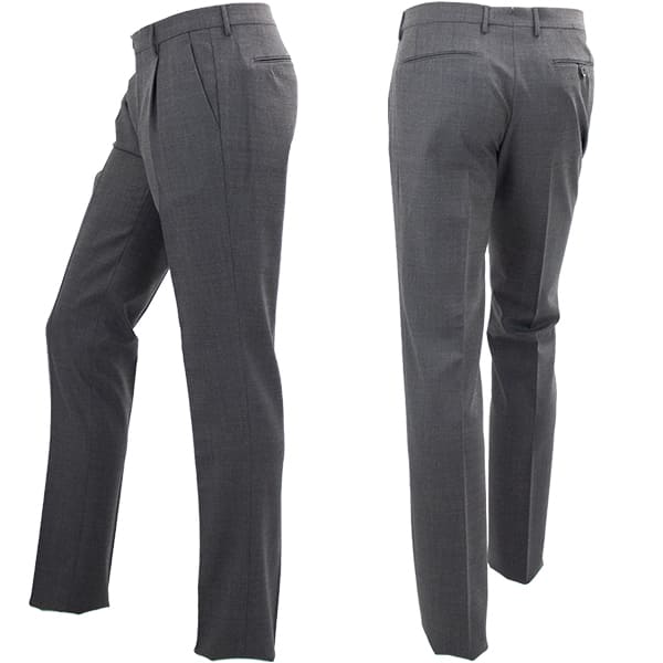 ベルウィッチ パンツ メンズ ストレッチウール スリムテーパード 1タック スラックス BERWICH JMORELLO BRW 1P BN6000X BE232UAMOLELLBN6000