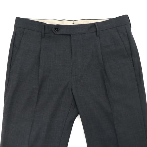 ベルウィッチ パンツ メンズ ストレッチウール スリムテーパード 1タック スラックス BERWICH JMORELLO BRW 1P BN6000X BE232UAMOLELLBN6000