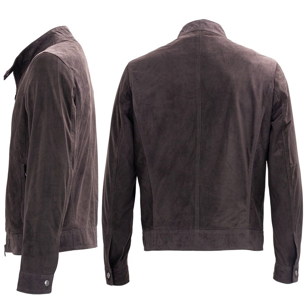 エンメティ ライダース メンズ スペシャルレザー ラムスエード シングルライダース ユーリ ガンメタル EMMETI JURI EMT SP LEATHER GUNMETAL EBANO2 春夏新作