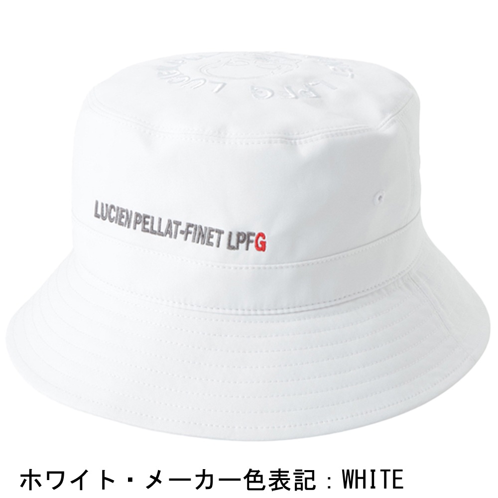 【セール】ルシアンぺラフィネ エルピーエフジー ゴルフ メンズ ロゴ バケットハット LUCIEN PELLAT-FINET LPFG 209-99912 LPG 【返品交換不可】
