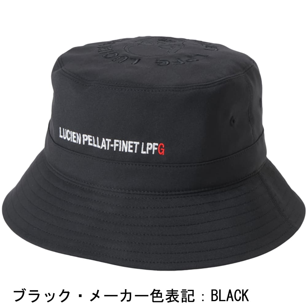 【セール】ルシアンぺラフィネ エルピーエフジー ゴルフ メンズ ロゴ バケットハット LUCIEN PELLAT-FINET LPFG 209-99912 LPG 【返品交換不可】