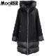 ムーレー ダウン レディース ウールカシミヤ 切り替えダウンコート MOORER SUNRISE-LER MRE 81114 NERO