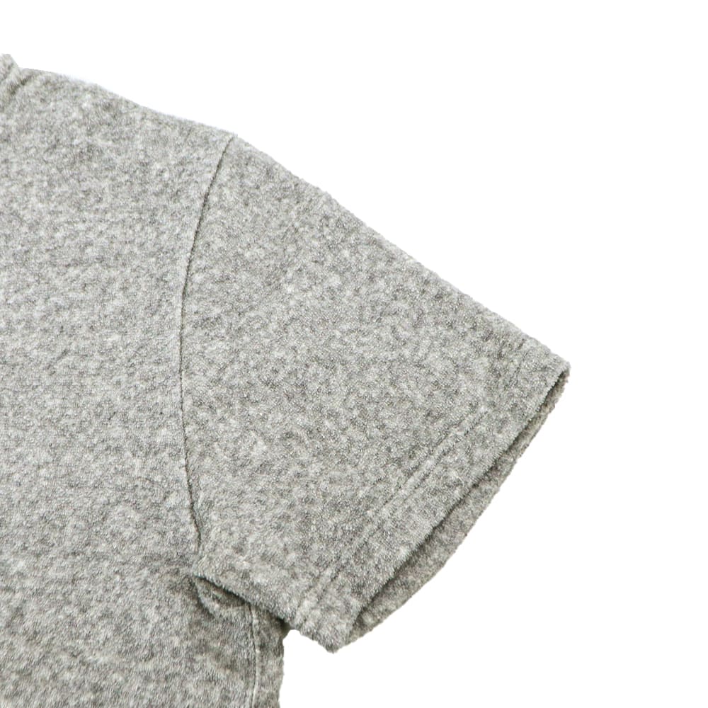 デフィレ Tシャツ メンズ 吊り裏毛 パイル コットン ジップヘンリー 半袖Tシャツ Defile DF25-SS001 DFL 春夏新作