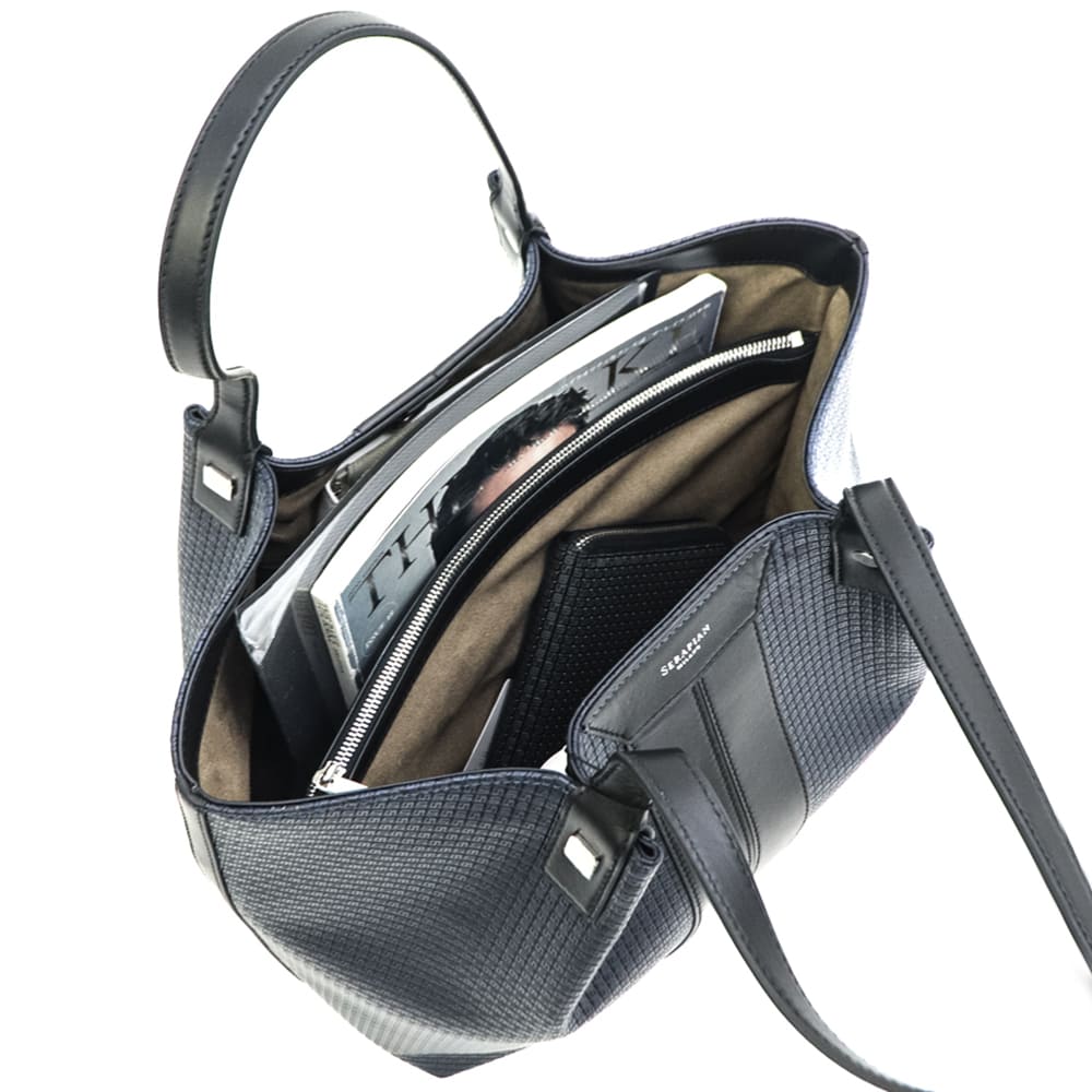 セラピアン バッグ PVC型押し トートバッグ バーティカルシークレット