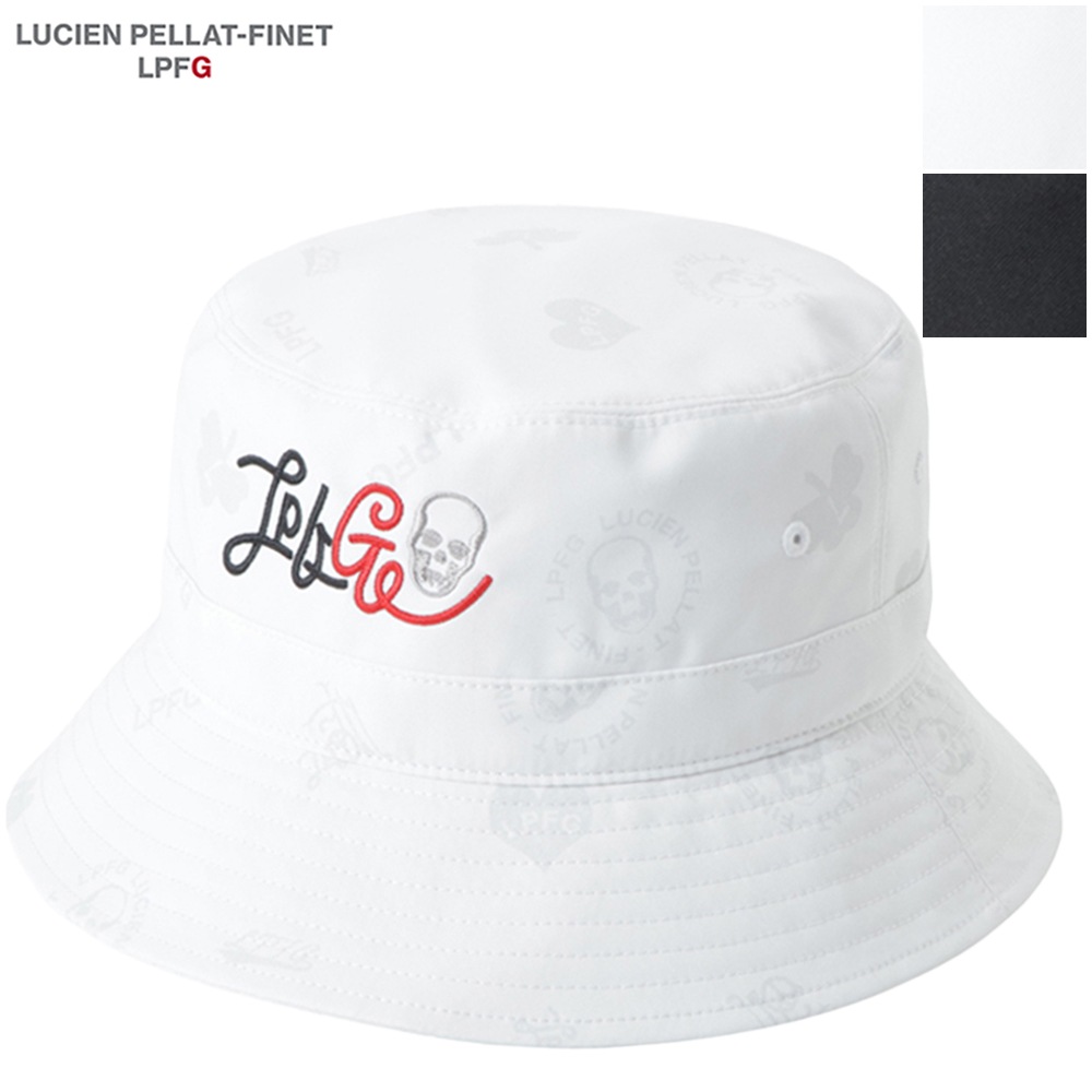 【セール 半額以下】ルシアンぺラフィネ エルピーエフジー ゴルフ オールオーバー ロゴ ハット LUCIEN PELLAT-FINET LPFG 209-99913 LPG 【返品交換不可】