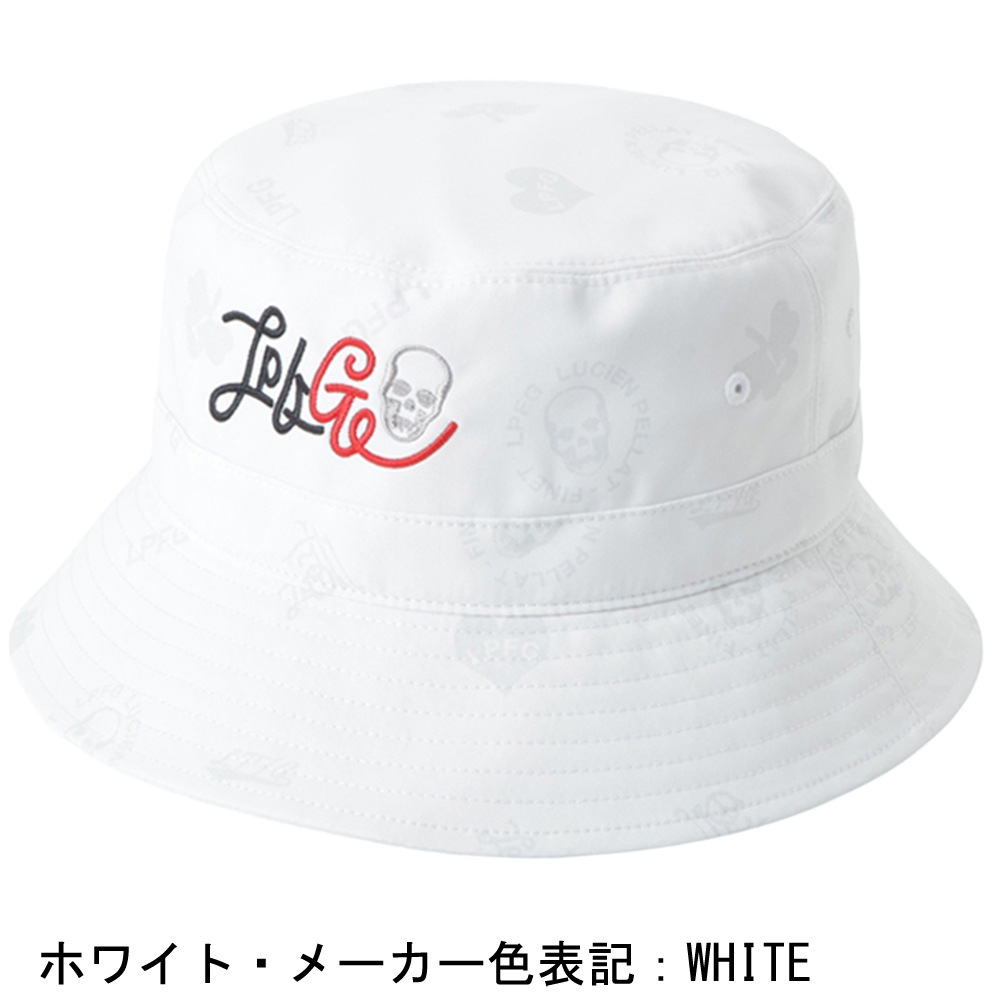 【セール 半額以下】ルシアンぺラフィネ エルピーエフジー ゴルフ オールオーバー ロゴ ハット LUCIEN PELLAT-FINET LPFG 209-99913 LPG 【返品交換不可】