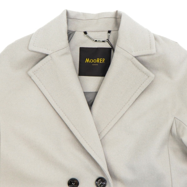 ムーレー ダウン レディース カシミヤウール ダブルブレストコート MOORER RAVENNA MRE