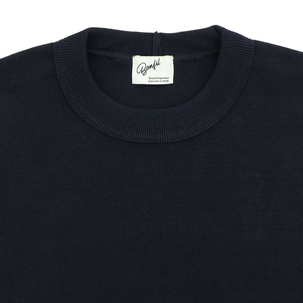 ボンフィル カットソー メンズ ヘビーウェイト コットン フライス クルーネック ロングスリーブカットソー Bonfil BON-6 BNF L/S Crew 秋冬新作