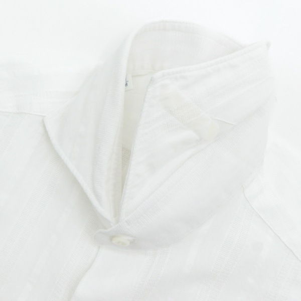 ジャンネット シャツ メンズ カッタウェイ ヴィンチフィット コットン 織りストライプ GIANNETTO VINCI FIT 278600V84 GNT 0001