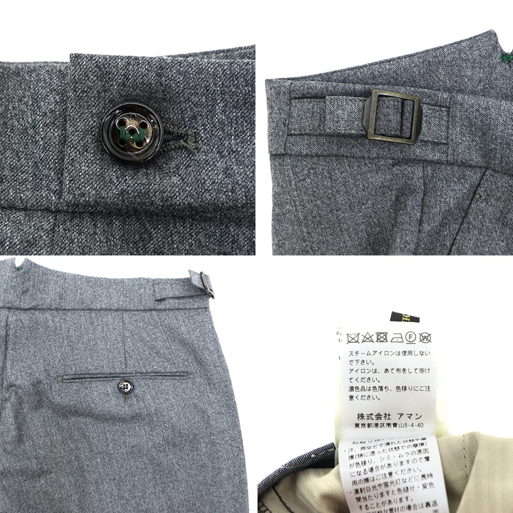 ベルウィッチ パンツ メンズ カノニコ社製 ヴァージンウール 2