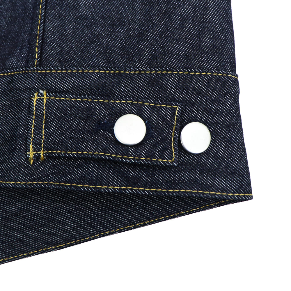 ジーニック ブルゾン メンズ ワンウォッシュデニム Gジャン サードモデル デニムジャケット Jeanik 3ed G-JKT JEANIK0103 JNK Indigo 春夏新作