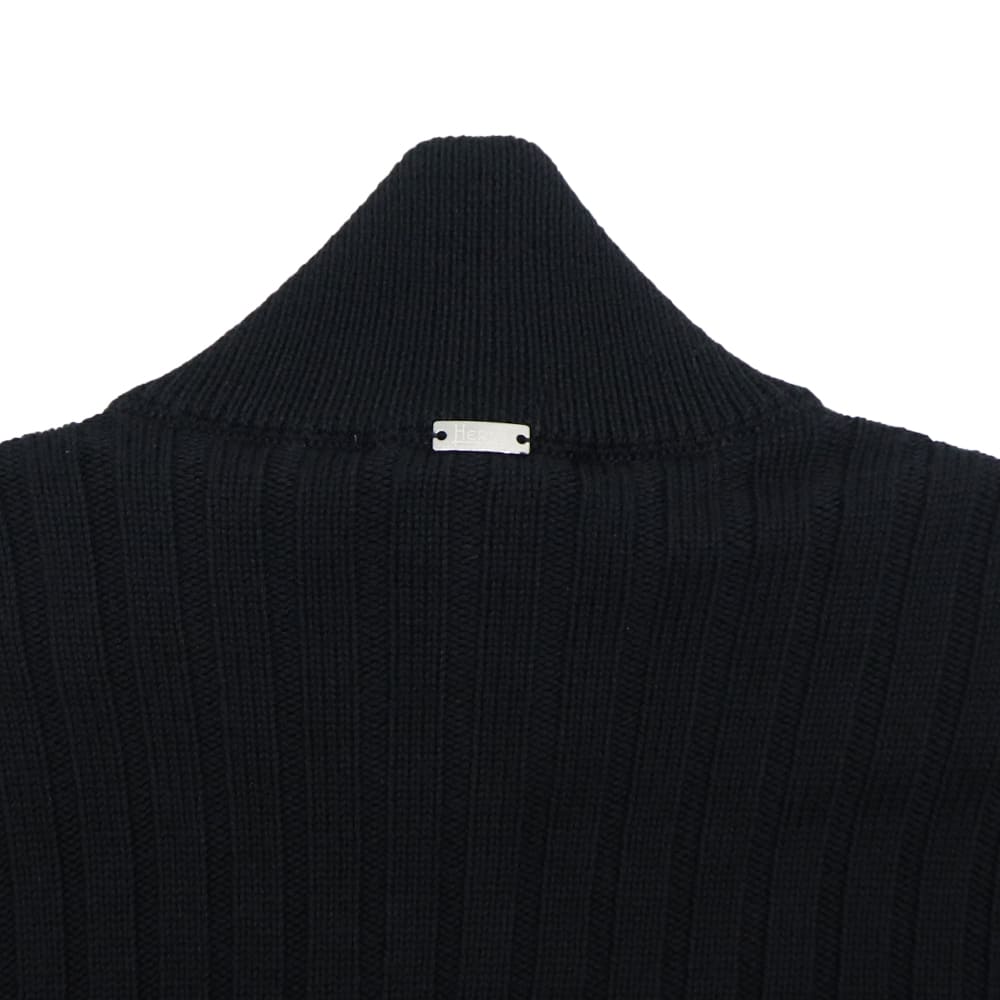 ヘルノ ダウン メンズ ウールニット ポリエステル 切り替え スタンドカラー ダウンブルゾン HERNO MP000126U HER 70061 9300 秋冬新作