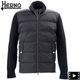 ヘルノ ダウン メンズ ウールニット ポリエステル 切り替え スタンドカラー ダウンブルゾン HERNO MP000126U HER 70061 9300 秋冬新作