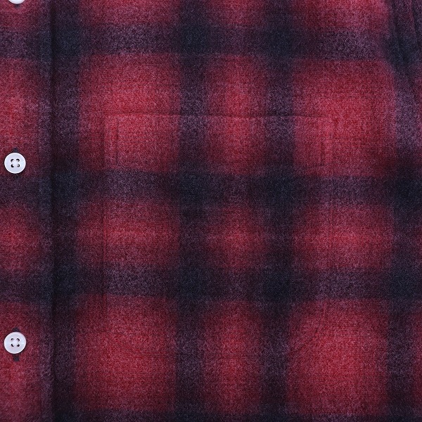 【セール 半額以下】スウィープ ロサンゼルス シャツ メンズ フランネル オンブレチェック ボタンダウンシャツ Sweep!! LosAngeles SL130018 SWP RED（レッド） 【返品交換不可】