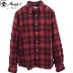 【セール 半額以下】スウィープ ロサンゼルス シャツ メンズ フランネル オンブレチェック ボタンダウンシャツ Sweep!! LosAngeles SL130018 SWP RED（レッド） 【返品交換不可】