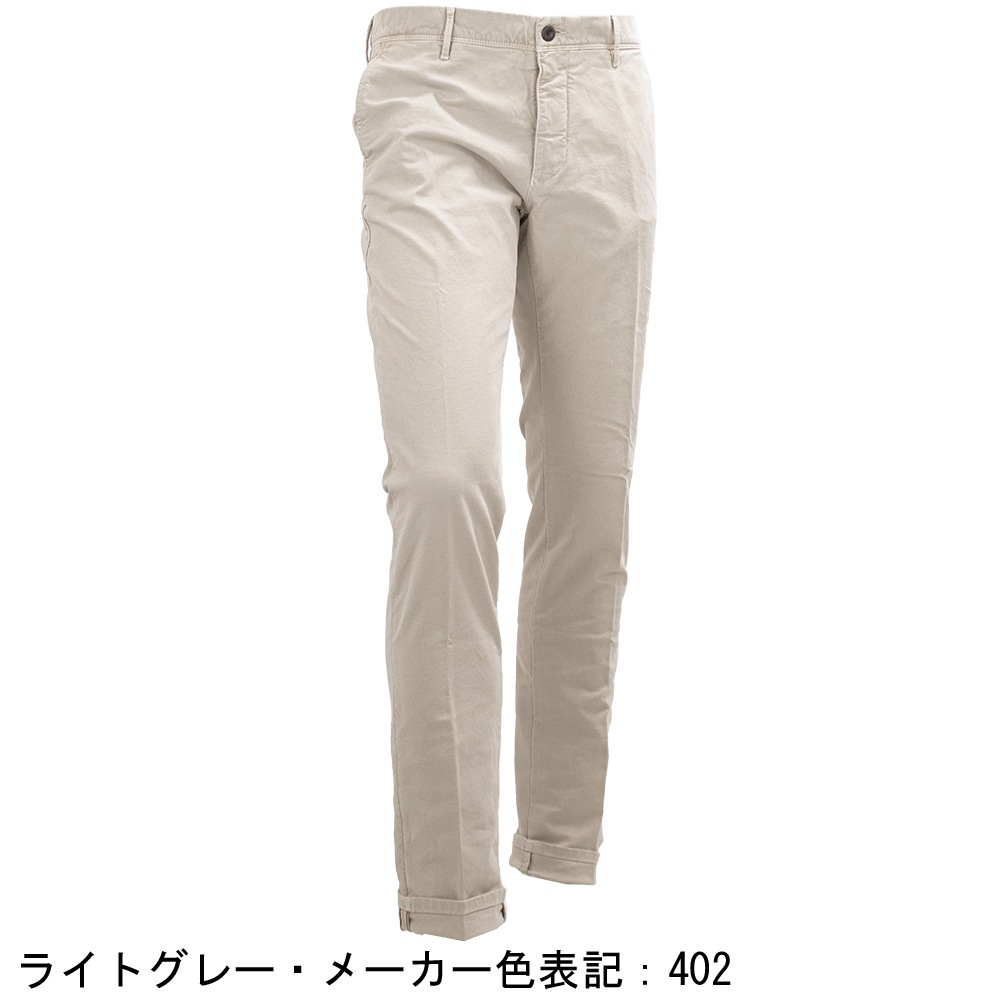 インコテックス パンツ メンズ ストレッチ コットン スリムフィット テーパード トリコチノパン 100番 INCOTEX 18S100 INC 4611E 秋冬新作