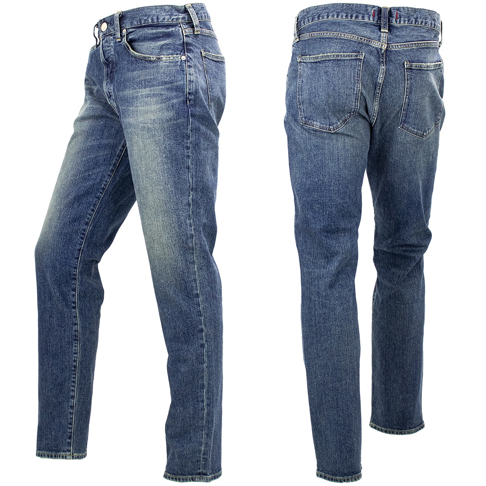 レッドカード トーキョー デニム メンズ ストレッチ スリムテーパード リズム RED CARD TOKYO Rhythm RED Vintage Tanned Mid 春夏新作
