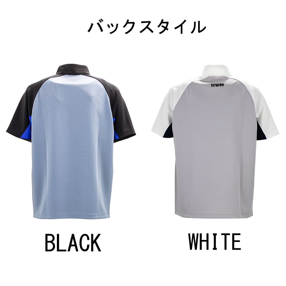 ティーエフダブリュー49 ゴルフ ウェア メンズ ハーフジップ ショート