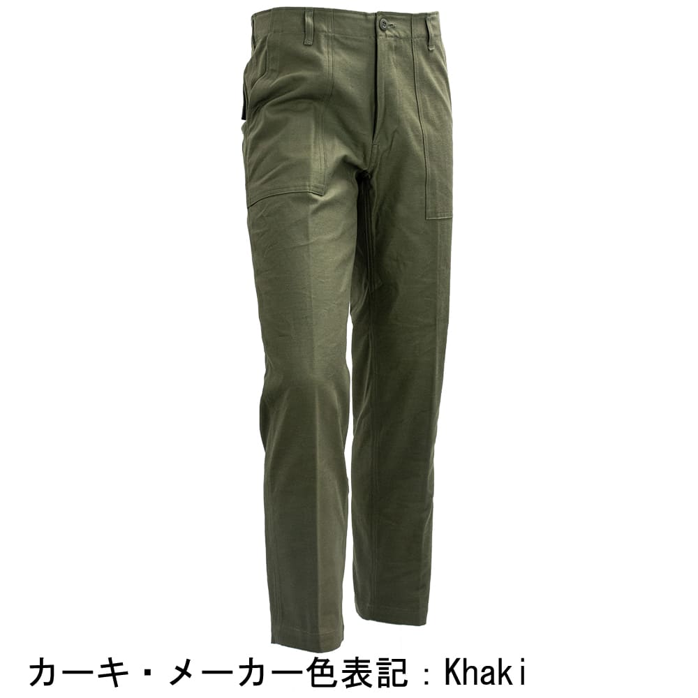 ジーニック パンツ メンズ コットン バックサテン テーパード