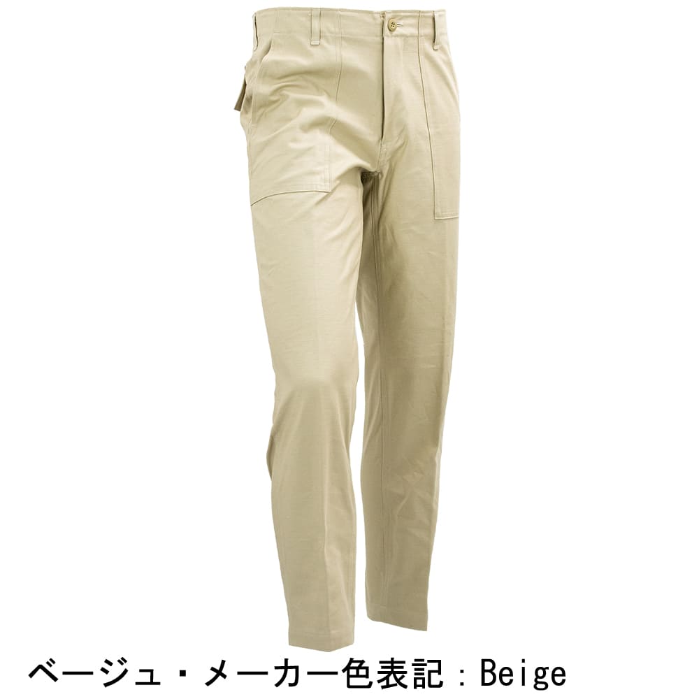 【セール】ジーニック パンツ メンズ コットン バックサテン テーパード ベイカーパンツ ファティーグパンツ Jeanik Baker JEANIK103 JNK 【返品交換不可】