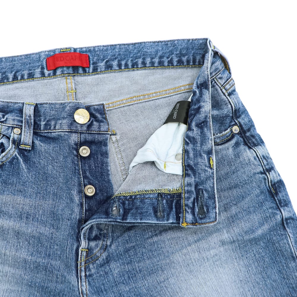 レッドカード トーキョー デニム メンズ ストレッチ スリムテーパード