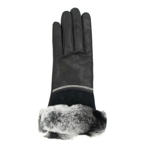 コレアーレグローブス 手袋 レディース タッチパネル対応手袋 ラインストーングローブ Correale gloves CRL-0171 CRG