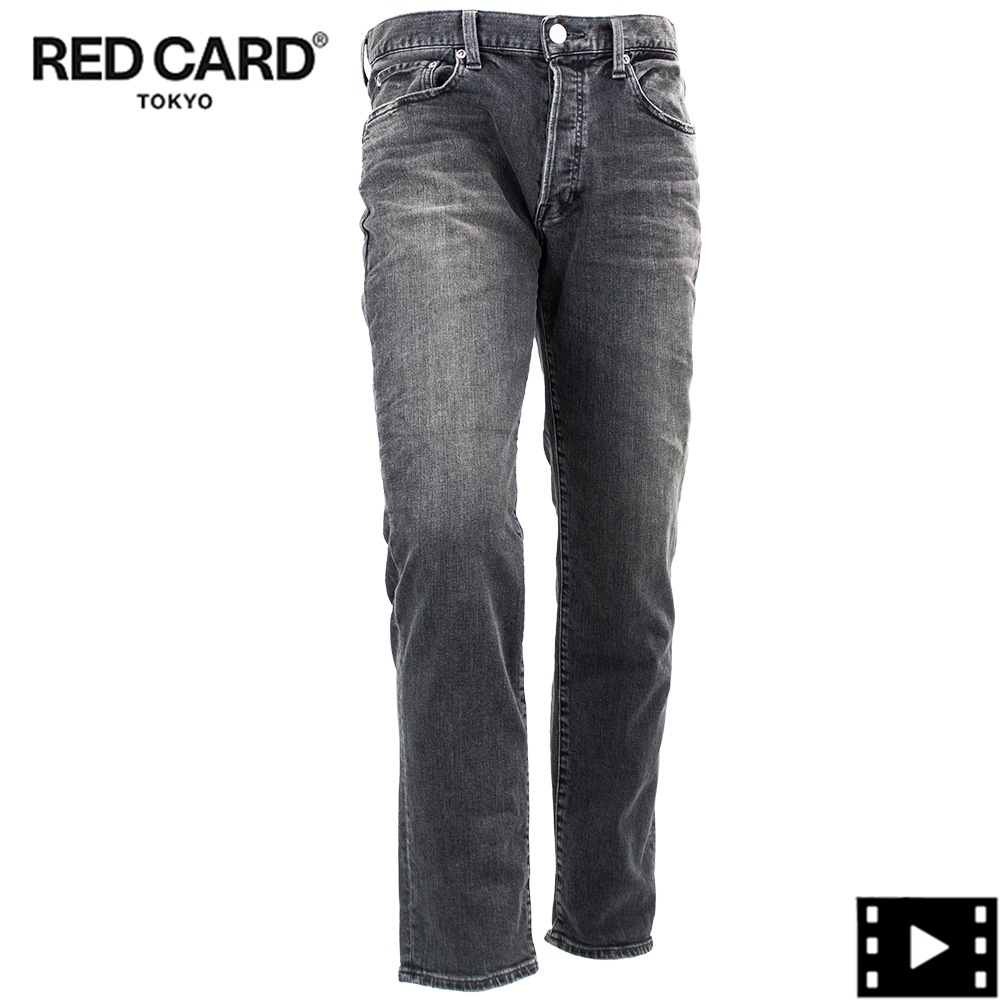 レッドカード トーキョー デニム メンズ ストレッチ スリムテーパード リズム RED CARD TOKYO Rhythm RED akira Tanned Grey 春夏新作