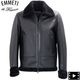 エンメティ ジャケット メンズ ラム スペシャルムートン B-3型 ムートンジャケット EMMETI ORWELL EMT BLACK SP MOUTON TYPE B-3 NERO
