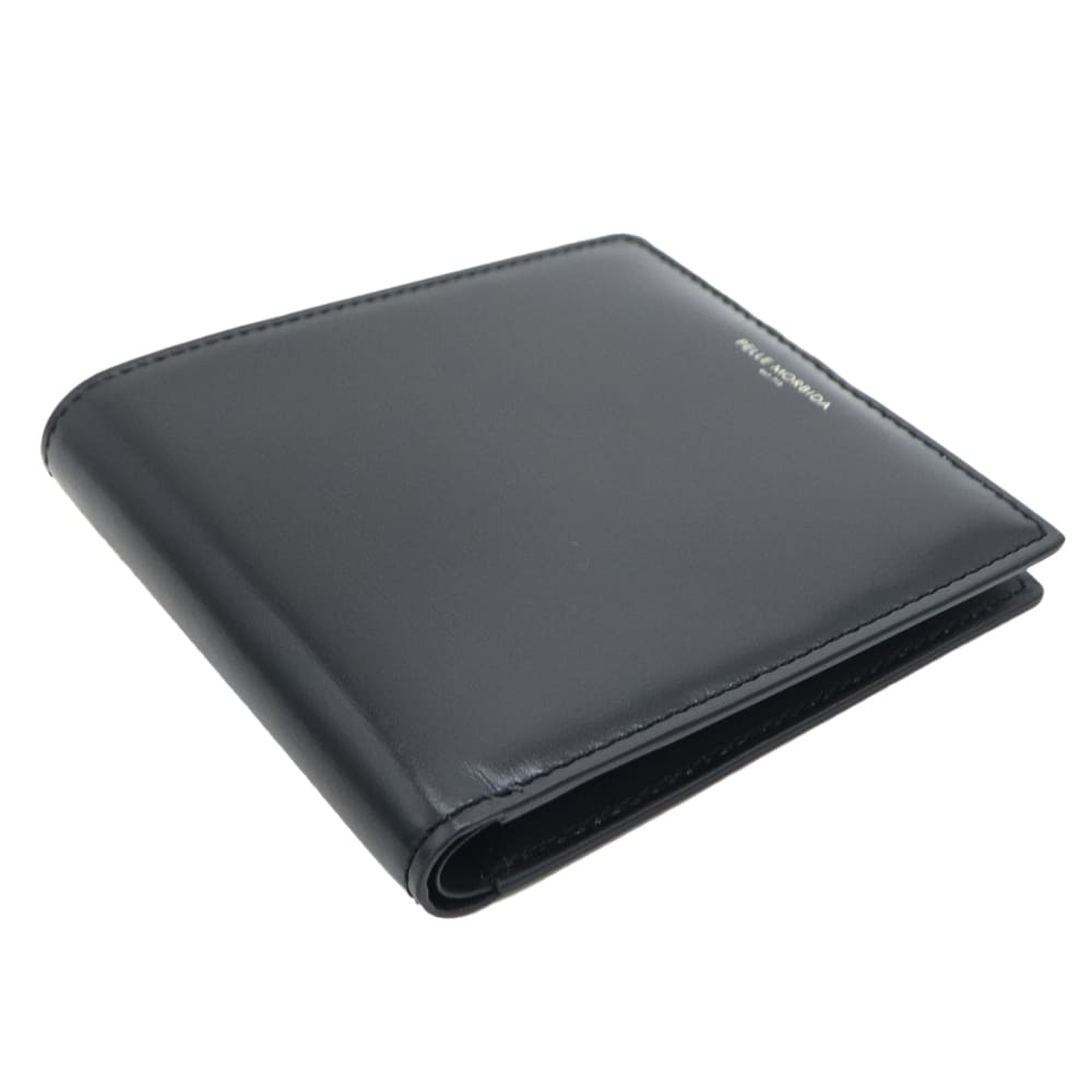 ペッレモルビダ 財布 Victoria社 カーフレザー 2つ折り財布 バルカ PELLE MORBIDA BARCA PMO-BA735 PMO BLACK 秋冬新作