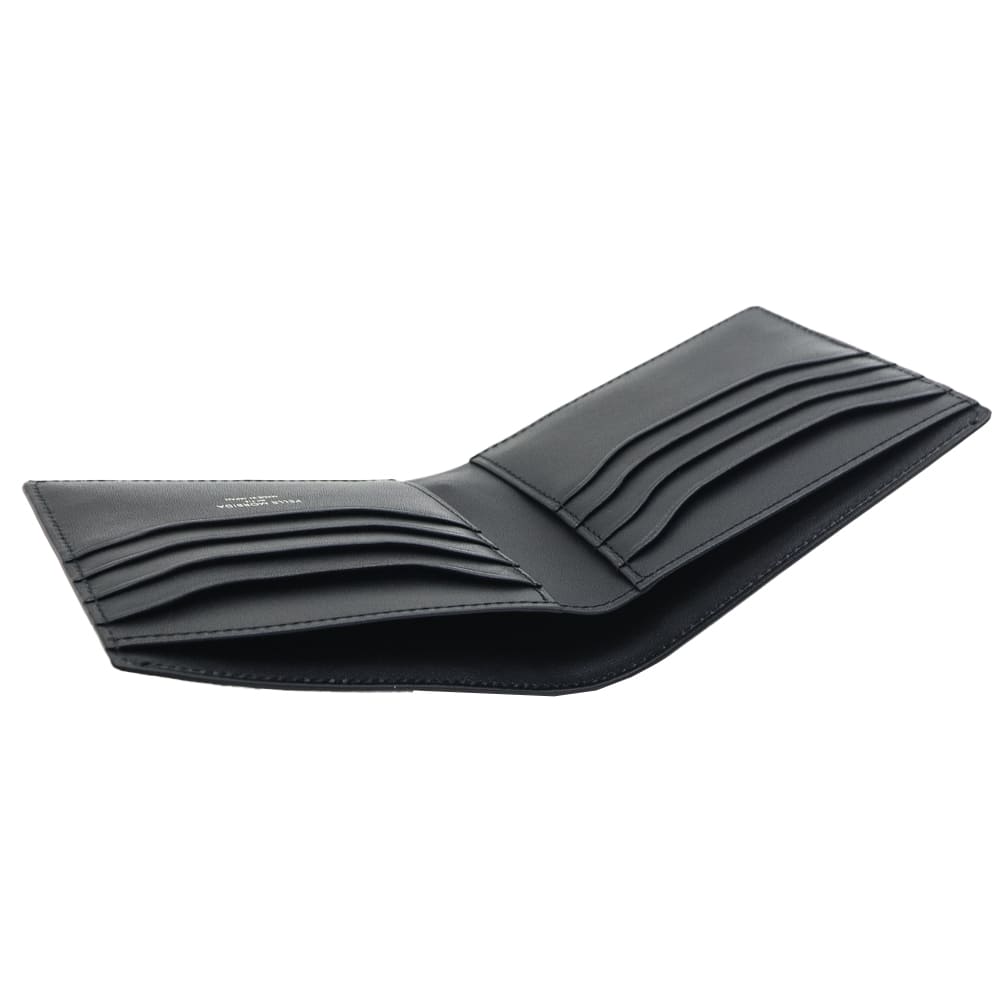 ペッレモルビダ 財布 Victoria社 カーフレザー 2つ折り財布 バルカ PELLE MORBIDA BARCA PMO-BA735 PMO BLACK 秋冬新作