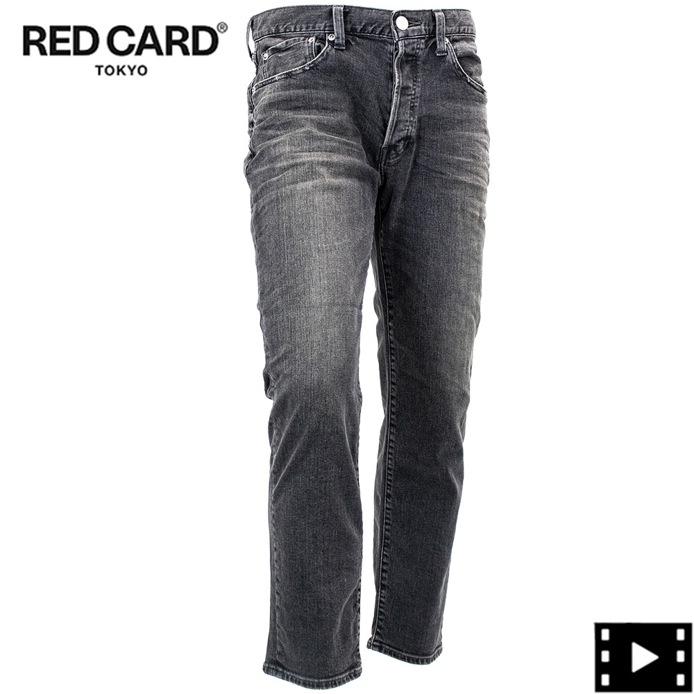 レッドカード トーキョー デニム メンズ ストレッチ スリムテーパードデニム リズム+ RED CARD TOKYO Rhythm+ RED akira Tanned Grey 春夏新作
